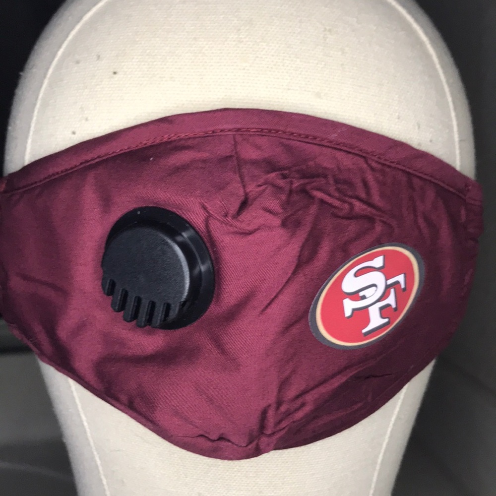 Red 49ers mask